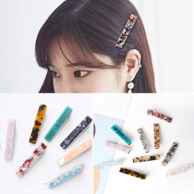 Hot 1PC Long Fashion Valentines Gift Starry Sky Acrylic Hair Accessories Duck Clip Aestheticism Colorful Hair Pin Barrettes
Hot 1PC Long Fashion Valentines Gift Starry Sky Acrylic Hair Accessories Duck Clip Aestheticism Colorful Hair Pin Barrettes