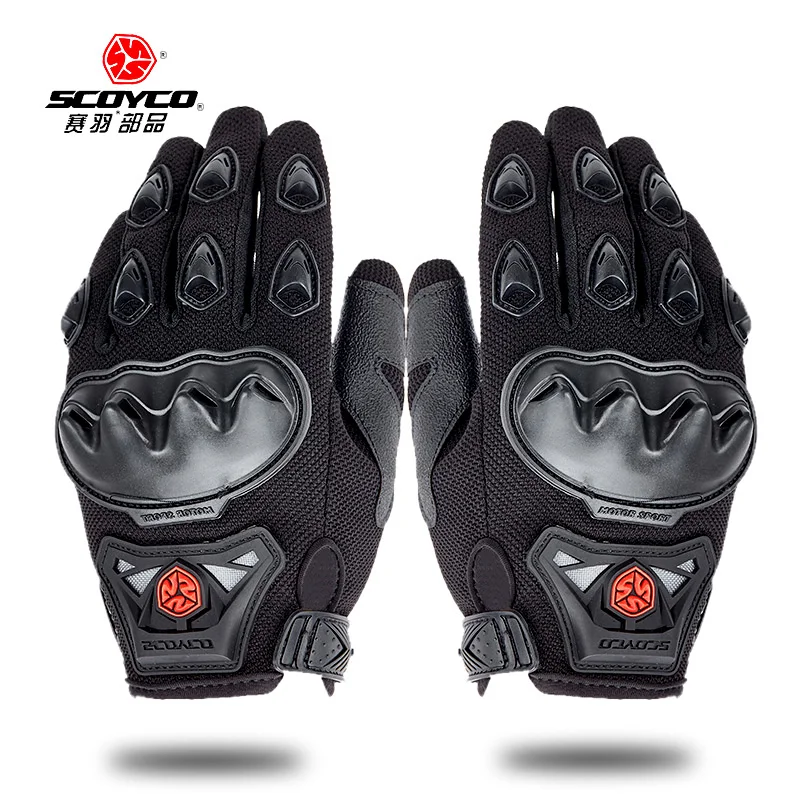 Scoyco Gloves guantes Motorcycle Full Finger High Protective Shell Silicon Motocross Racing MX motorbike motocicleta Black MC29
Scoyco Gloves guantes Motorcycle Full Finger High Protective Shell Silicon Motocross Racing MX motorbike motocicleta Black MC29