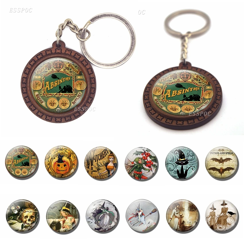 Nightmare Before Christmas Pumpkin Head Bat Witch Wooden Keychain Glass Cabochon Jewelry Pendant Frightened Halloween Party Gift
Nightmare Before Christmas Pumpkin Head Bat Witch Wooden Keychain Glass Cabochon Jewelry Pendant Frightened Halloween Party Gift