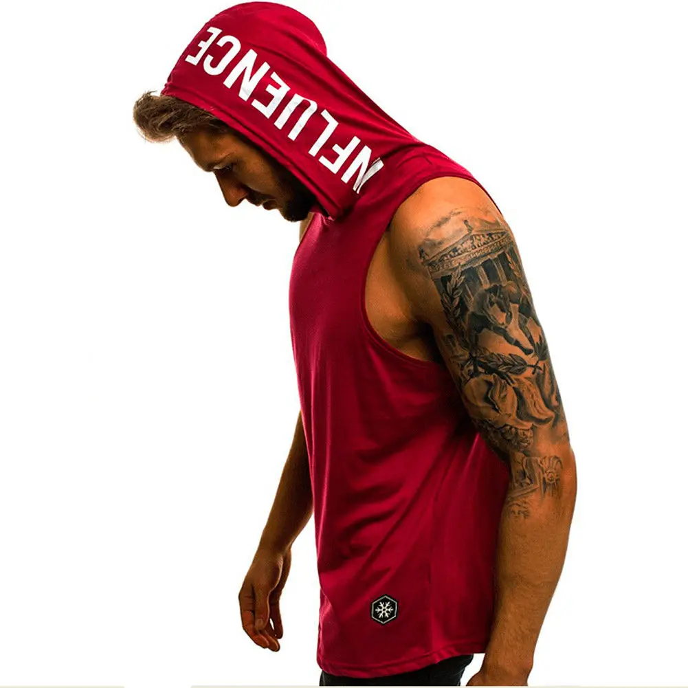Summer Men's Sleeveless Solid Hoodies Causal Muscle GYM Sweatshirt Hooded Tops Regular Sport Hoodies
Summer Men's Sleeveless Solid Hoodies Causal Muscle GYM Sweatshirt Hooded Tops Regular Sport Hoodies
