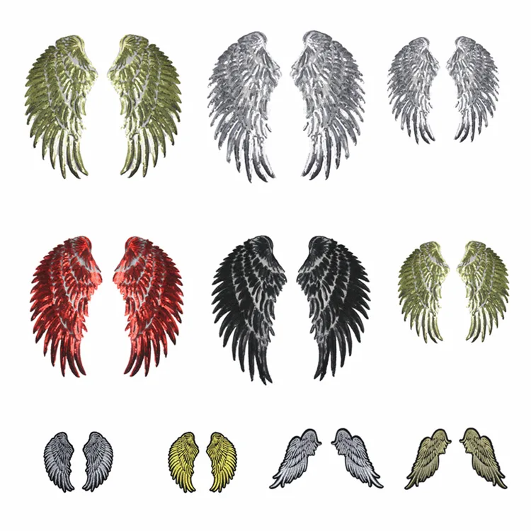 PGY 12 Design Sequin Patch DIY Angel Wings Iron On Patches For Kids Clothes Sew-On Embroidered Patch Motif Applique Stickers
PGY 12 Design Sequin Patch DIY Angel Wings Iron On Patches For Kids Clothes Sew-On Embroidered Patch Motif Applique Stickers