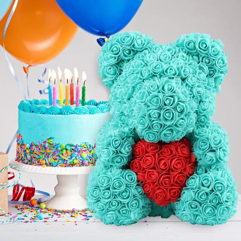 New 40cm Bear of Roses Artificial Flowers Home Wedding Festival DIY Cheap Wedding Decoration Gift Box Wreath Crafts 
New 40cm Bear of Roses Artificial Flowers Home Wedding Festival DIY Cheap Wedding Decoration Gift Box Wreath Crafts