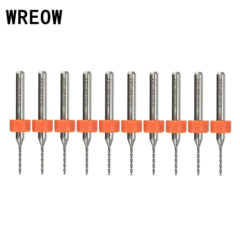 10pcs 1.0mm carbide alloy PCB Print Circuit Board Tip Spiral Flute Carbide Micro Drill Bit Tool Fit for CNC engraving machine
10pcs 1.0mm carbide alloy PCB Print Circuit Board Tip Spiral Flute Carbide Micro Drill Bit Tool Fit for CNC engraving machine