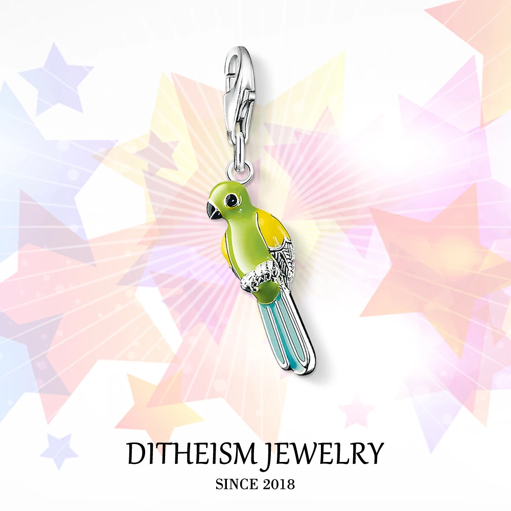 Green Parrot Papagei Charms Pendant,Fashion Jewelry 925 Sterling Silver Gift For Women Men Boy Girls Fit Bracelet Necklace Bag
Green Parrot Papagei Charms Pendant,Fashion Jewelry 925 Sterling Silver Gift For Women Men Boy Girls Fit Bracelet Necklace Bag