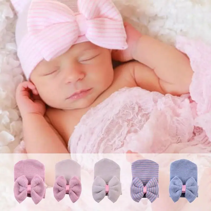 2019 Cotton Soft Newborn Baby Hats Big Bow Knot Pink Diamond Stripe Toddler Knit Caps Warm Large Hair Bows
2019 Cotton Soft Newborn Baby Hats Big Bow Knot Pink Diamond Stripe Toddler Knit Caps Warm Large Hair Bows
