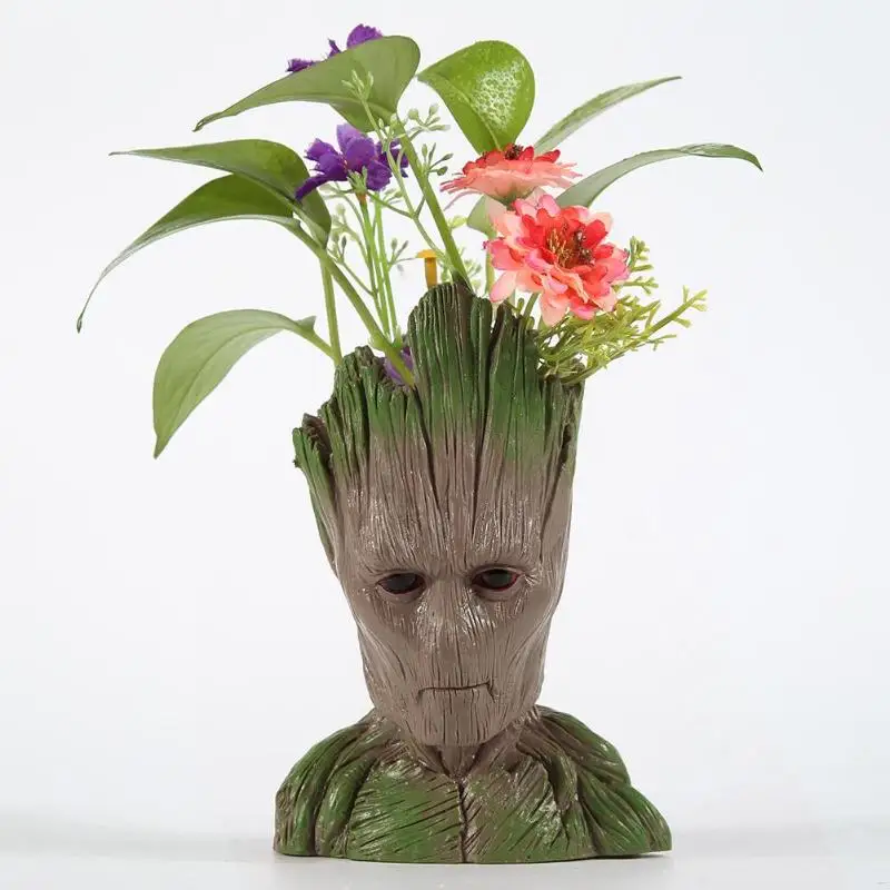 Groot Flower Pot Baby Groot Flowerpot Cute Toy Pen Pot Holder PVC Hero Model Baby Tree Man Garden Plant Pot
Groot Flower Pot Baby Groot Flowerpot Cute Toy Pen Pot Holder PVC Hero Model Baby Tree Man Garden Plant Pot