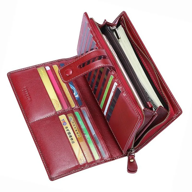 Luxury Handbags Women Wallets Genuine Leather Wallet Clutch Bag Card Holder Long Wrist Zipper Purse Large Capacity Money Pocket
Luxury Handbags Women Wallets Genuine Leather Wallet Clutch Bag Card Holder Long Wrist Zipper Purse Large Capacity Money Pocket