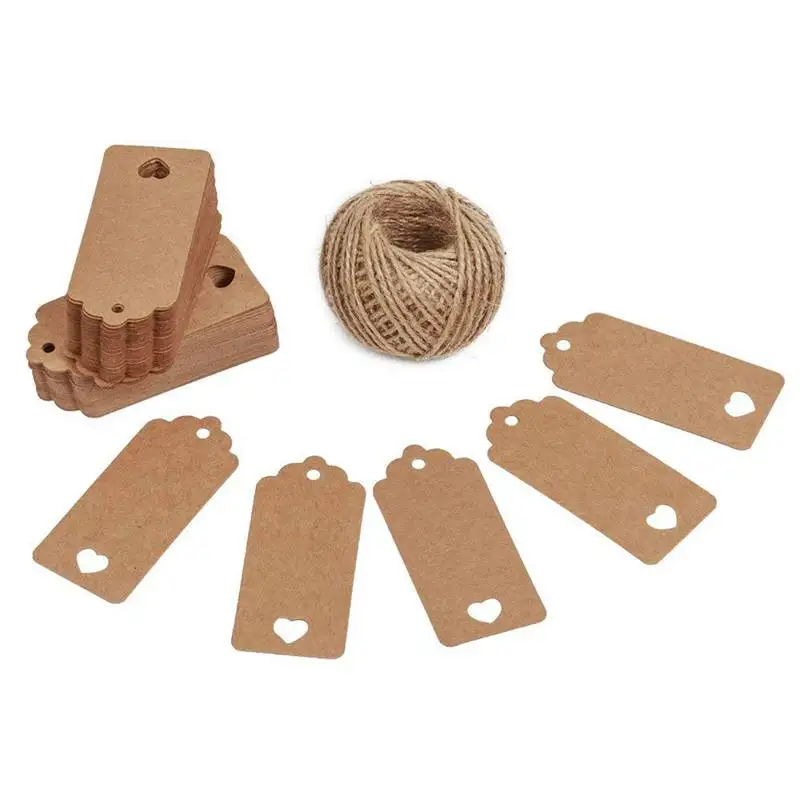 Valentine's Day Gift Pendant 100p 4 cm x 9 cm kraft labels tags geschenkanhaenger Trailers labels with jute cord 30m
Valentine's Day Gift Pendant 100p 4 cm x 9 cm kraft labels tags geschenkanhaenger Trailers labels with jute cord 30m