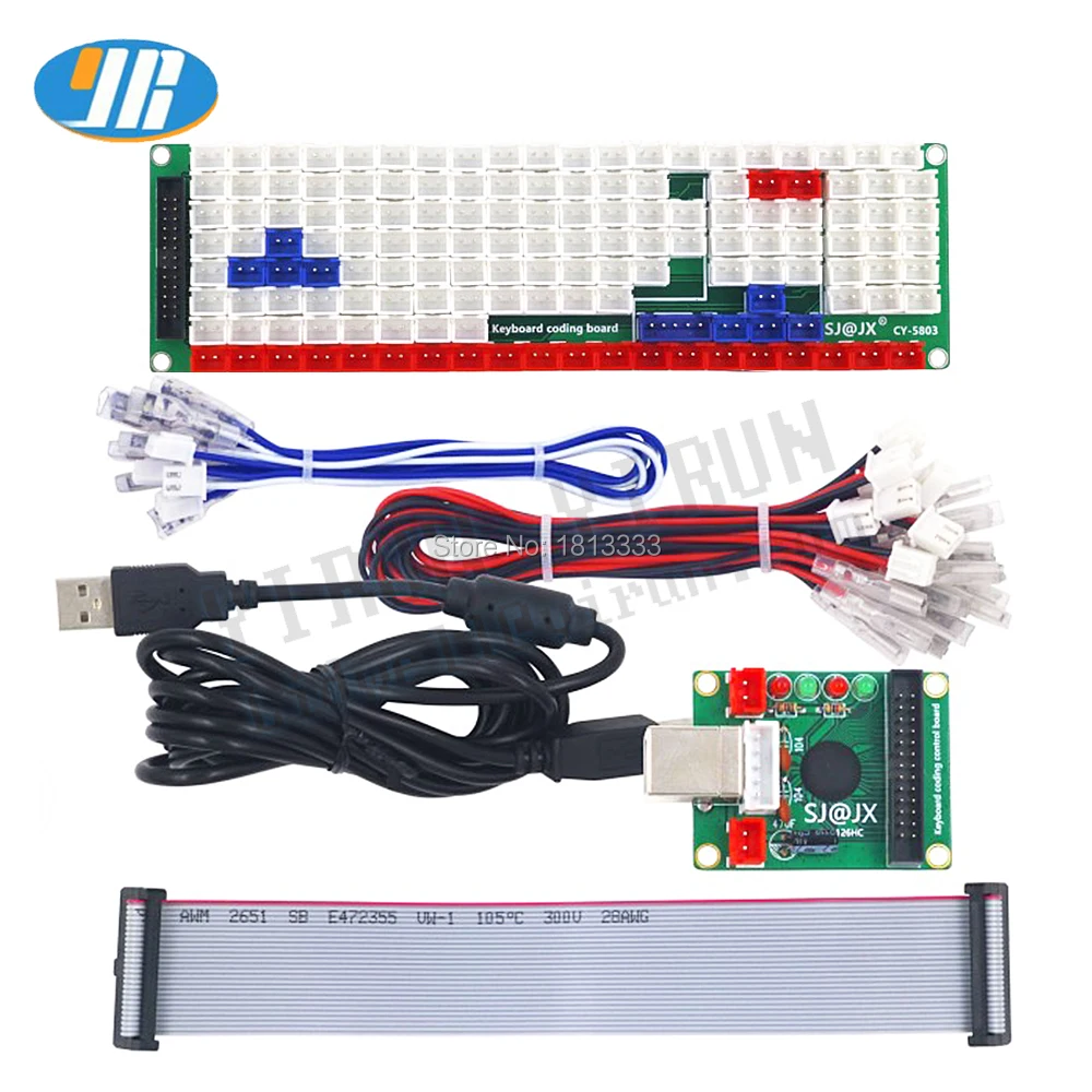 Computer USB keyboard Encoder PC Game Arcade button instead of keyboard with cable
Computer USB keyboard Encoder PC Game Arcade button instead of keyboard with cable