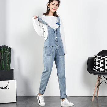Single-Breasted Ripped Denim Overalls Jeans For Women Loose Jeans Jumpsuits High Waist Overalls Jumpsuits Female Bib Denim Jeans
Single-Breasted Ripped Denim Overalls Jeans For Women Loose Jeans Jumpsuits High Waist Overalls Jumpsuits Female Bib Denim Jeans