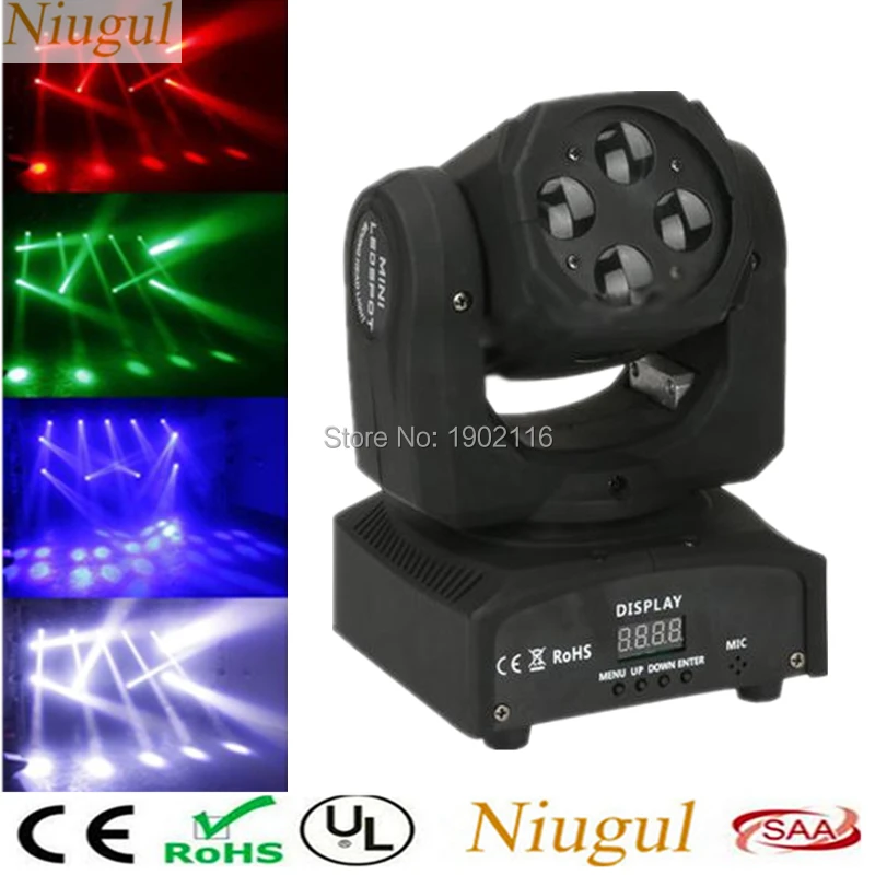 Mini LED 4X10W Moving Head Beam Stage Lamps Effect Lighting, RGBW 4in1 DMX512 Light For Professional KTV DJ Disco Bar Night Club
Mini LED 4X10W Moving Head Beam Stage Lamps Effect Lighting, RGBW 4in1 DMX512 Light For Professional KTV DJ Disco Bar Night Club