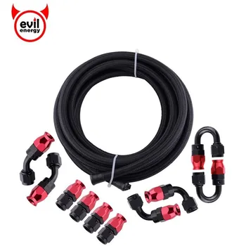 evil energy AN6 Straight 45degree Elbow 180degree Swivel Hose End Fitting+5M PTFE Fuel Line Oil Cooler Hose Adapter Kit
evil energy AN6 Straight 45degree Elbow 180degree Swivel Hose End Fitting+5M PTFE Fuel Line Oil Cooler Hose Adapter Kit