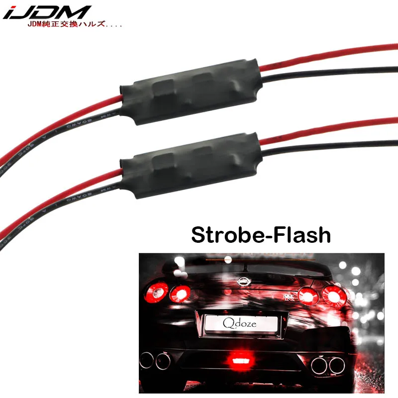 iJDM (2) 12V Flash Strobe Module Controller Box For Car Truck Motorcycle Brake Stop Light and Third Brake Light
iJDM (2) 12V Flash Strobe Module Controller Box For Car Truck Motorcycle Brake Stop Light and Third Brake Light