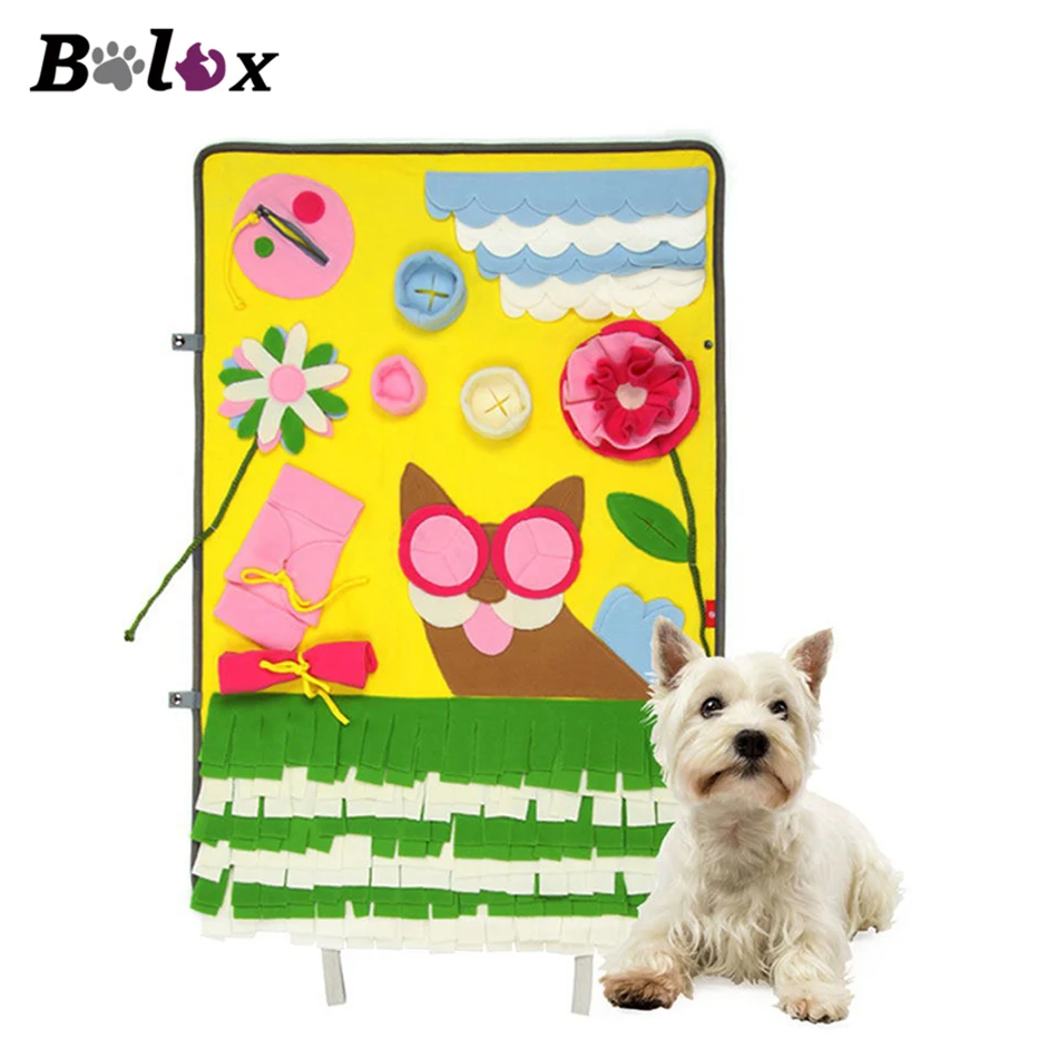 Dog Smell Training Mat Cushion Sniffing Pad Snuffle Stress Release Nose Work Blanket Feeding Carpet Pet Dog Washable mat
Dog Smell Training Mat Cushion Sniffing Pad Snuffle Stress Release Nose Work Blanket Feeding Carpet Pet Dog Washable mat