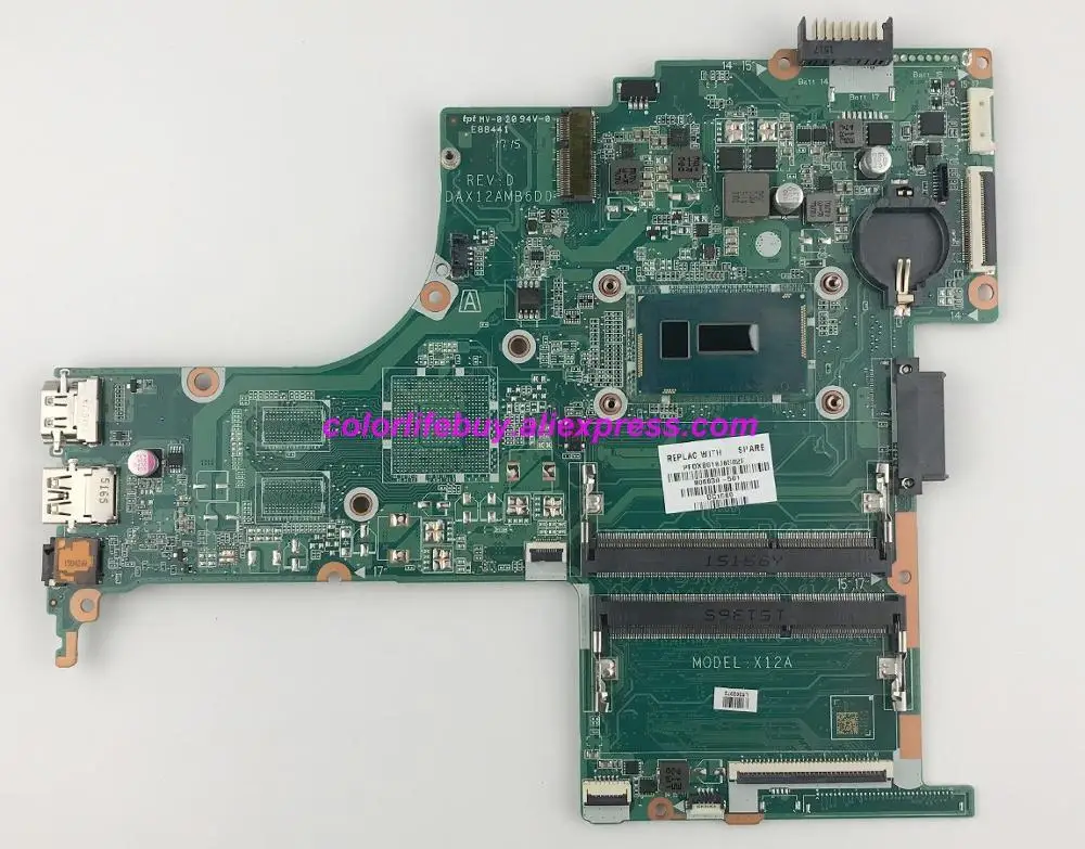 Genuine 806830-501 806830-001 806830-601 i3-5010U CPU DAX12AMB6D0 Laptop Motherboard for HP 14-AB Series 14T-AB000 NoteBook PC
Genuine 806830-501 806830-001 806830-601 i3-5010U CPU DAX12AMB6D0 Laptop Motherboard for HP 14-AB Series 14T-AB000 NoteBook PC
