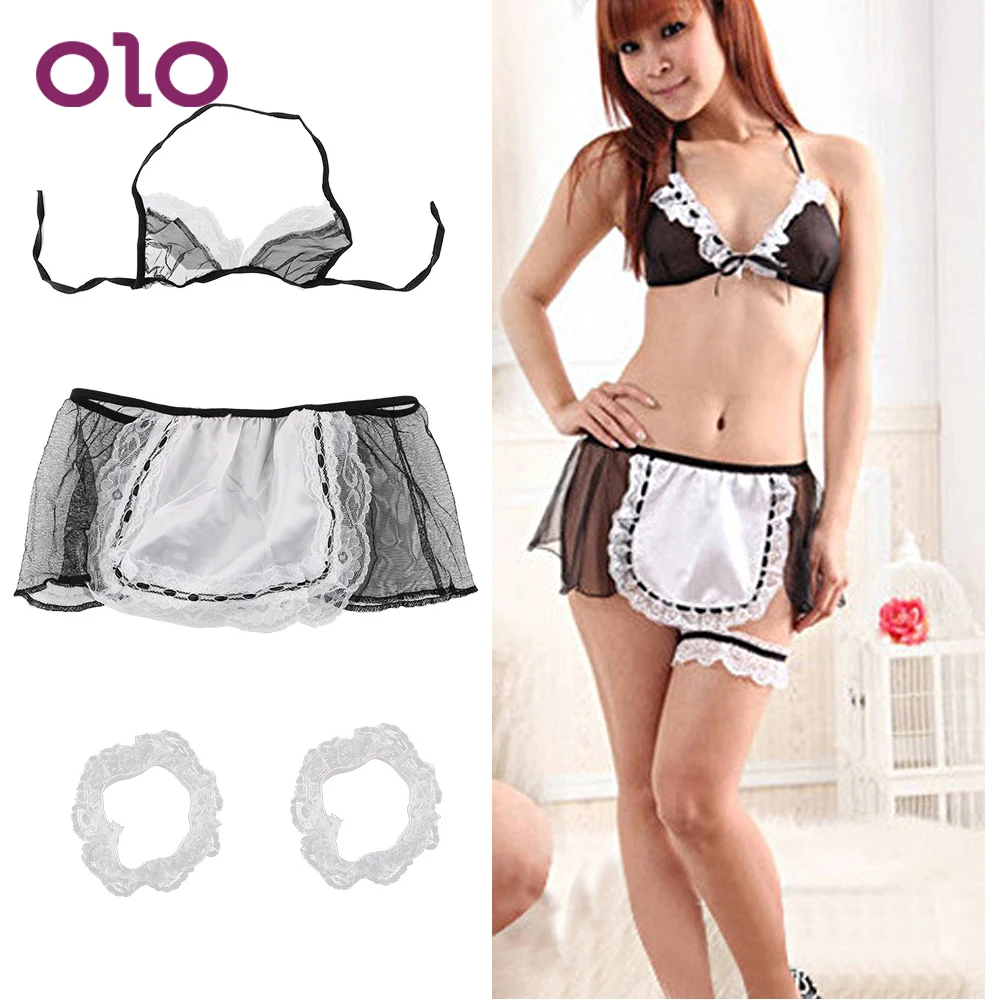 OLO Erotic Lingerie Sexy Underwear Exotic Apparel Maid Uniform Open Crotch Ladies Sexy Lingerie Cosplay Costumes Adult Products
OLO Erotic Lingerie Sexy Underwear Exotic Apparel Maid Uniform Open Crotch Ladies Sexy Lingerie Cosplay Costumes Adult Products