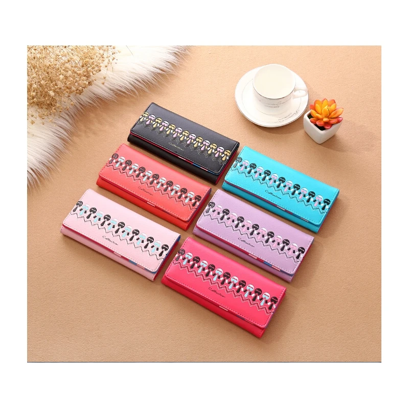 Women's Wallet Leather Tide Korean Version Anime Cartoon Lady Cute Long Wallet Mini Change Pouch
Women's Wallet Leather Tide Korean Version Anime Cartoon Lady Cute Long Wallet Mini Change Pouch