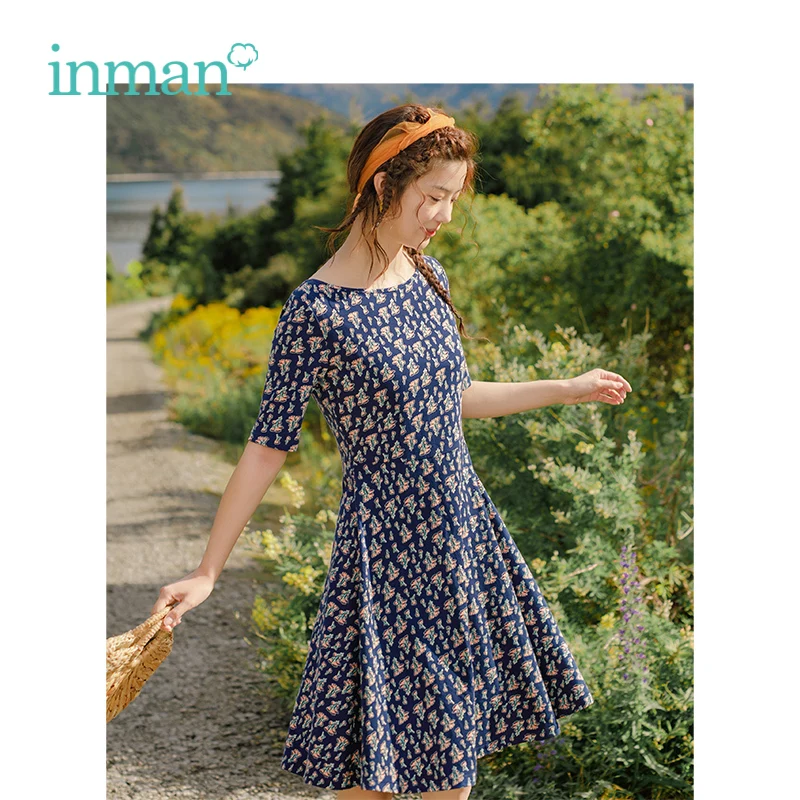 INMAN 2019 Summer New Arrival Cotton Retro Literary Country Style Floral Defined Waist A-line Medium Sleeve Women Dress
INMAN 2019 Summer New Arrival Cotton Retro Literary Country Style Floral Defined Waist A-line Medium Sleeve Women Dress