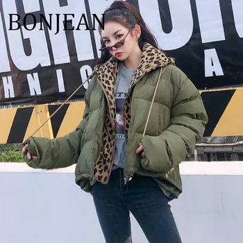BONJEAN Leopard Patchwork Jacket 2018 Winter Coats and Outerwear Green Asymmetric Jacket for Women Fake Two Pieces Jacket BJ830
BONJEAN Leopard Patchwork Jacket 2018 Winter Coats and Outerwear Green Asymmetric Jacket for Women Fake Two Pieces Jacket BJ830