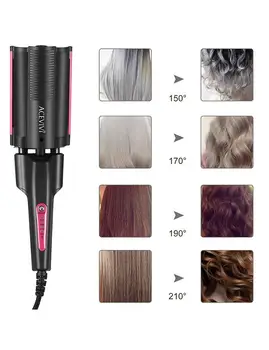 ACEVIVI High Quality Triple Barrel Wave Curlers Hair Curlers Wave Spring Ceramic Curling Iron brazilian body wave Big deep wave
ACEVIVI High Quality Triple Barrel Wave Curlers Hair Curlers Wave Spring Ceramic Curling Iron brazilian body wave Big deep wave