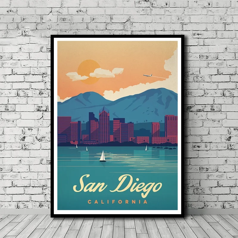 Minimalist Travel Posters San Diego Poster Canvas Poster Wall Art Decor No Frame
Minimalist Travel Posters San Diego Poster Canvas Poster Wall Art Decor No Frame