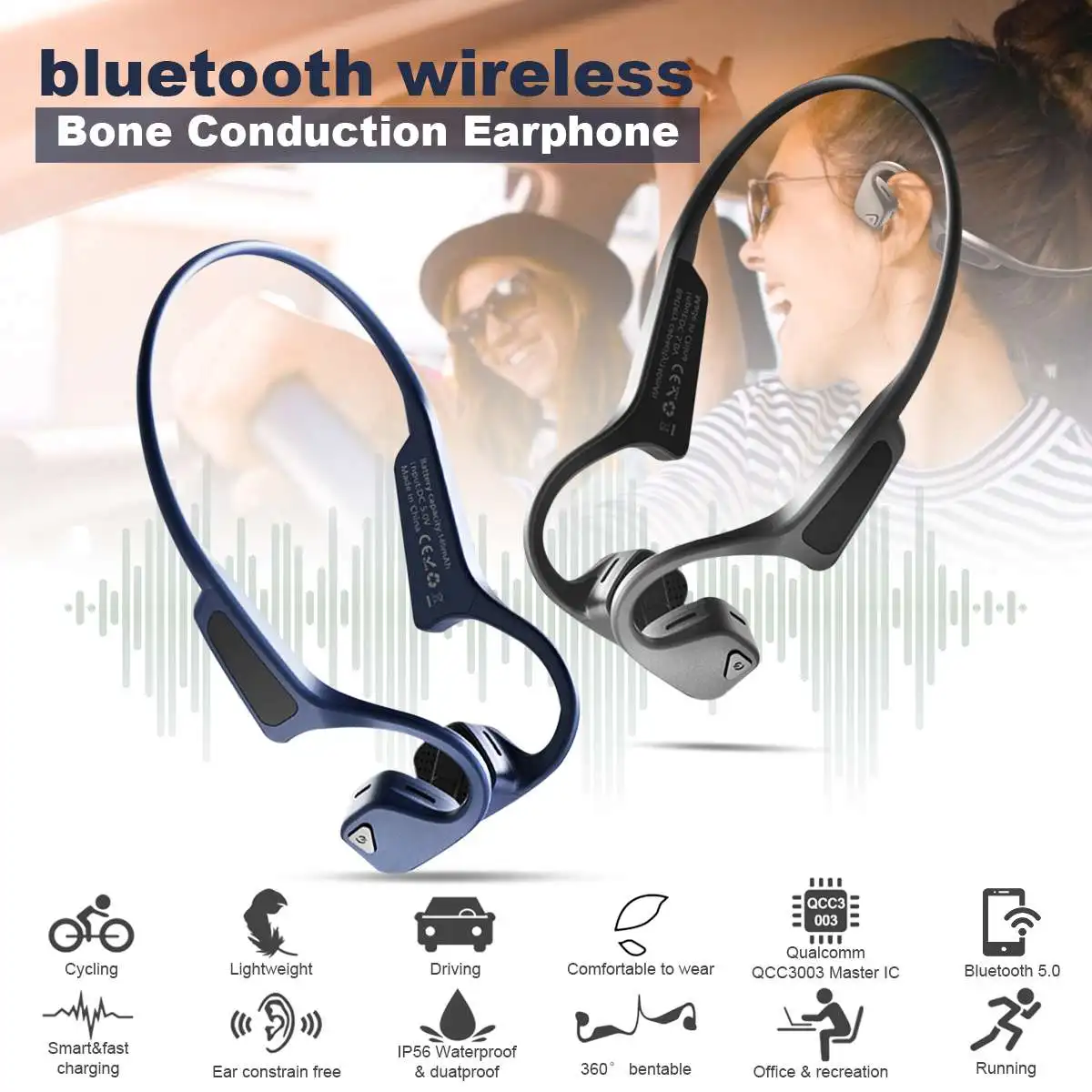 KINCo Fashion TWS Sports Wireless Headset For bluetooth 5.0 Headphone Memory Metal 8-day Stand-by Time Volume Control
KINCo Fashion TWS Sports Wireless Headset For bluetooth 5.0 Headphone Memory Metal 8-day Stand-by Time Volume Control