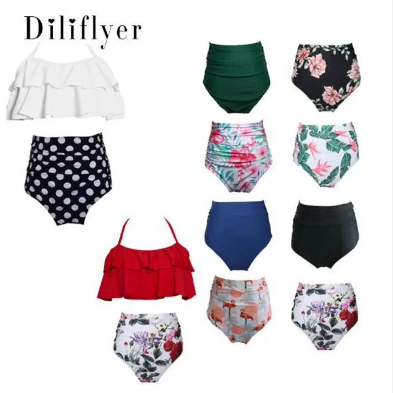 Swimwear High Waist Swimsuit Women 2019 Bikinis Ruffle Vintage Bikini Top Or Bottom Swimsuit Biquini Bathing Suits
Swimwear High Waist Swimsuit Women 2019 Bikinis Ruffle Vintage Bikini Top Or Bottom Swimsuit Biquini Bathing Suits