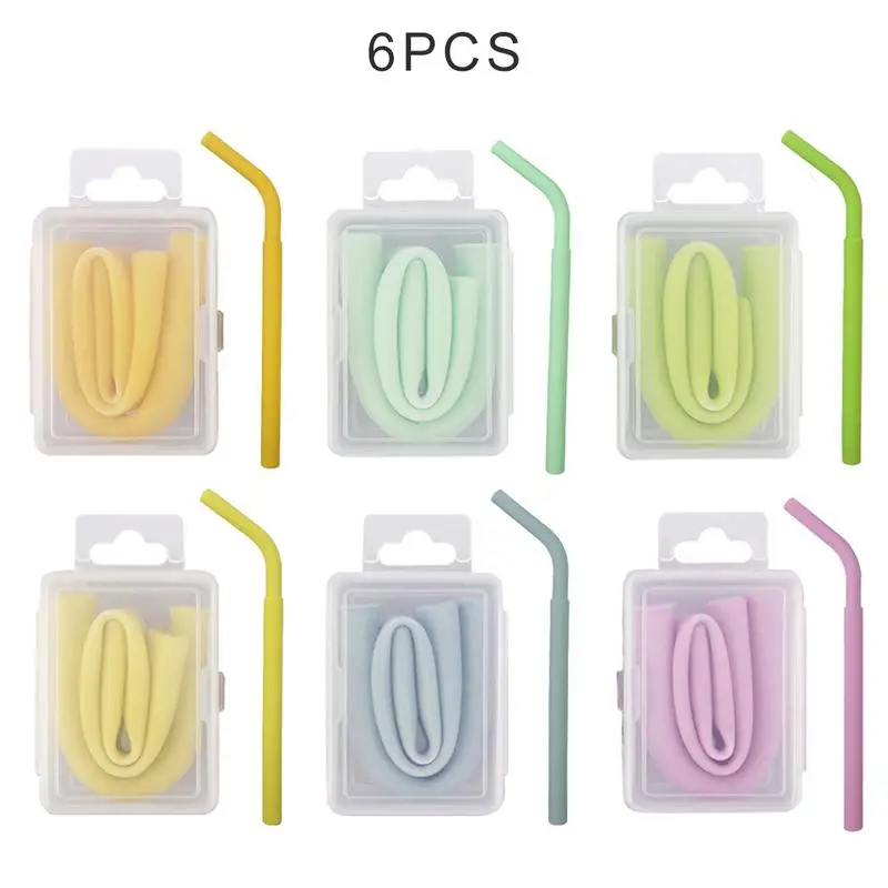 Reusable Portable Folding Straw Food Grade Silicone Tube Travel Silicone Folding Straws For Juice Milk Drink Kitchen Accessories
Reusable Portable Folding Straw Food Grade Silicone Tube Travel Silicone Folding Straws For Juice Milk Drink Kitchen Accessories