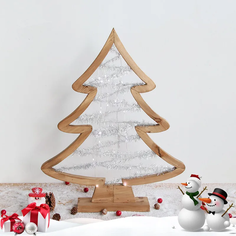 Lighting Christmas Tree Solid Wood Desktop Hotel Storefront Soft-decorated Christmas Ornament Wooden Star Holiday Decorations
Lighting Christmas Tree Solid Wood Desktop Hotel Storefront Soft-decorated Christmas Ornament Wooden Star Holiday Decorations