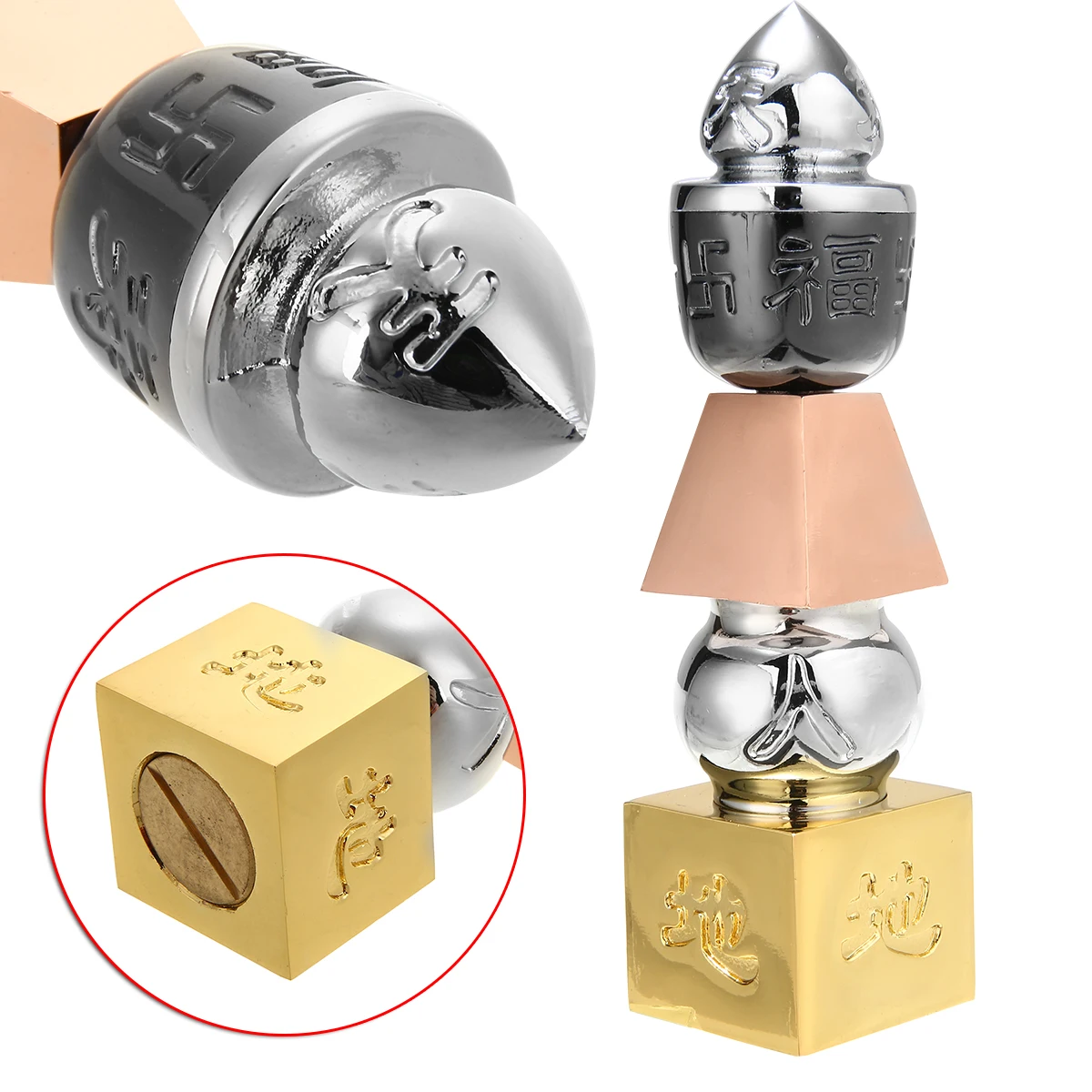 New 1Pcs 6" 150mm Feng Shui 5-Color Five Element Pagoda Buddhist Artwork Ornaments For Alloy Artwork Tools
New 1Pcs 6" 150mm Feng Shui 5-Color Five Element Pagoda Buddhist Artwork Ornaments For Alloy Artwork Tools