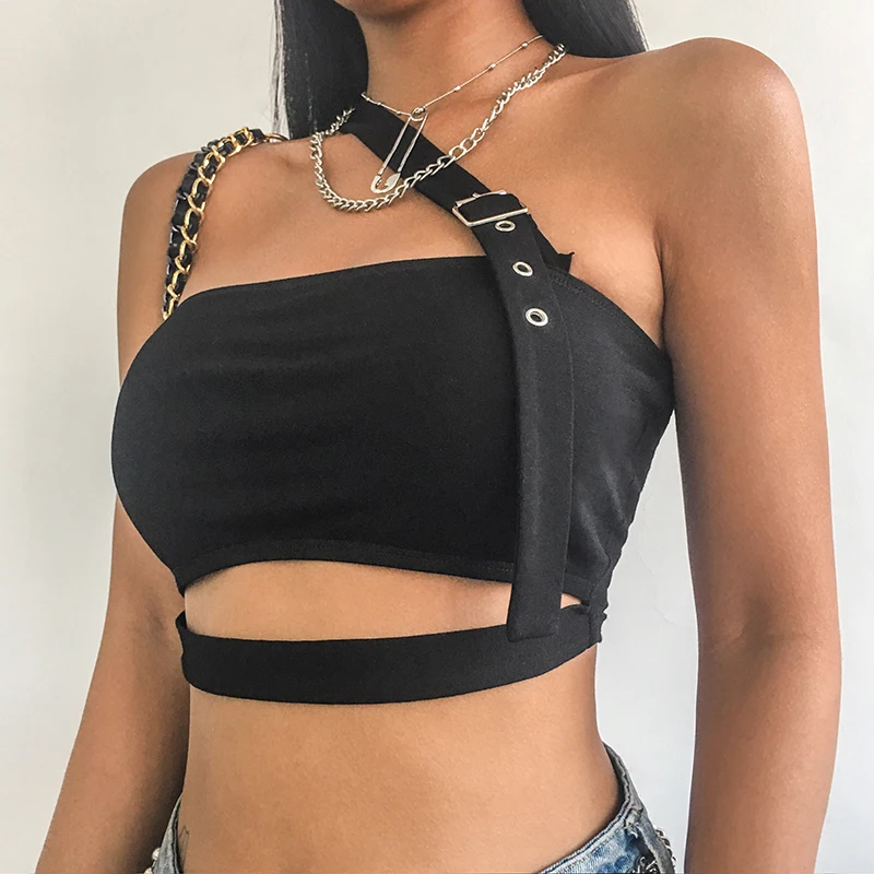 Backless Sexy Tank Top Women Black Hollow Out Strap Tank Tops Women 2019 Summer Cotton Knited Solid Streetwear Crop Tops Femme
Backless Sexy Tank Top Women Black Hollow Out Strap Tank Tops Women 2019 Summer Cotton Knited Solid Streetwear Crop Tops Femme