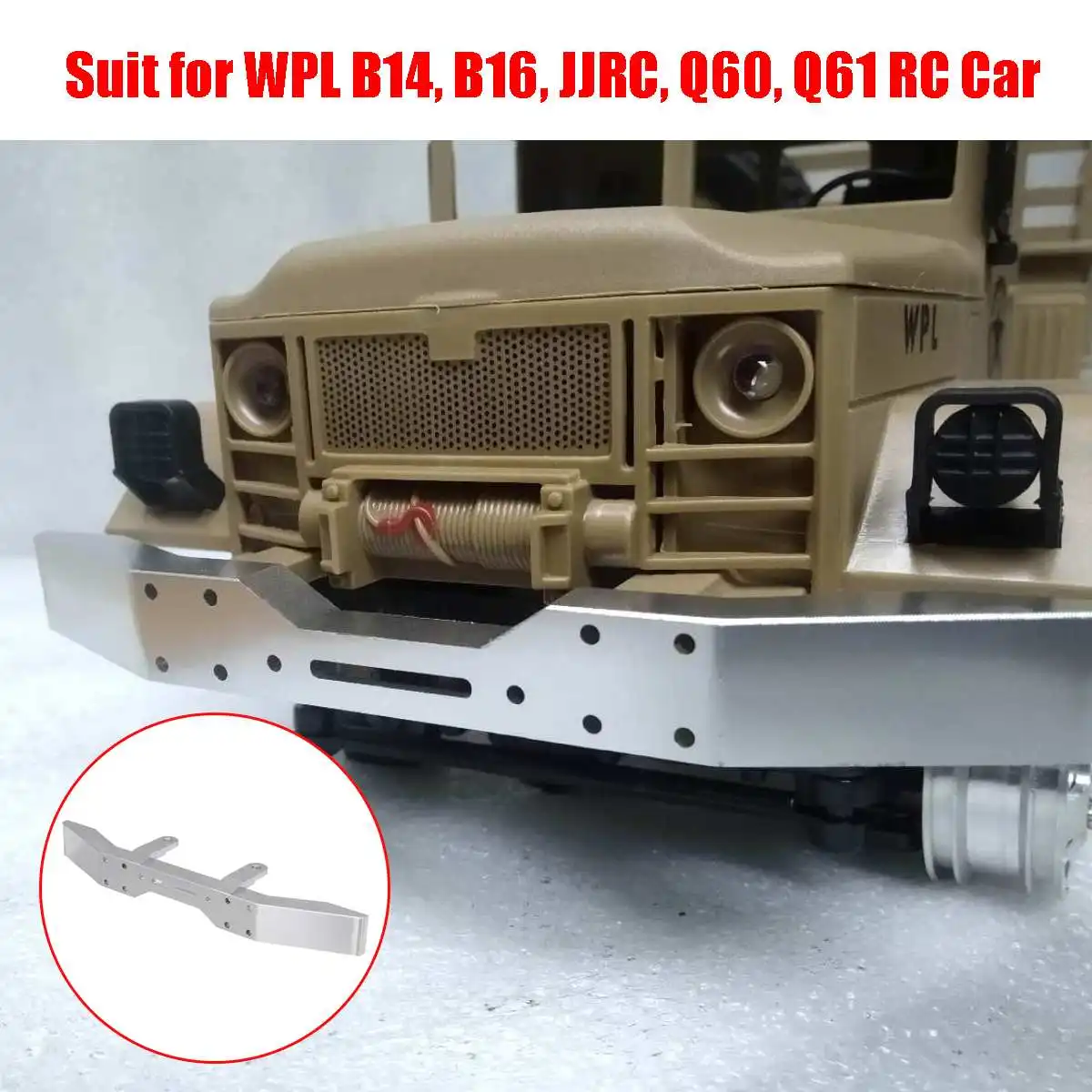 Toys & Hobbies RC Car Upgrade Parts Metal Front Bumper for WPL B14 B16