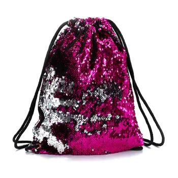 Women's Bag Mermaid Reversible Sequin Drawstring Backpack Women Fashion Glittering Outdoor Travel Dating Shoulder Bag Backpack
Women's Bag Mermaid Reversible Sequin Drawstring Backpack Women Fashion Glittering Outdoor Travel Dating Shoulder Bag Backpack