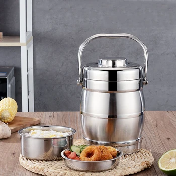Stainless Steel Lunch Box Portable Double layers Food Storage Container Insulation Lunch Box for Traveling School Office
Stainless Steel Lunch Box Portable Double layers Food Storage Container Insulation Lunch Box for Traveling School Office