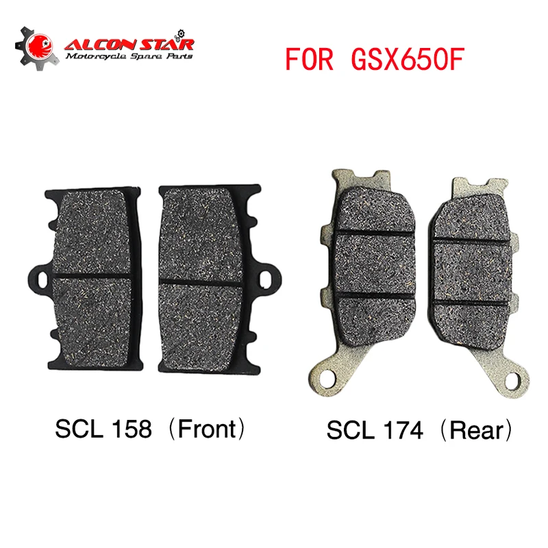 Alconstar Motorcycle Front and Rear Brake Pads For Suzuki GSX650F 2008-2014 Motorcycle Brake Parts
Alconstar Motorcycle Front and Rear Brake Pads For Suzuki GSX650F 2008-2014 Motorcycle Brake Parts