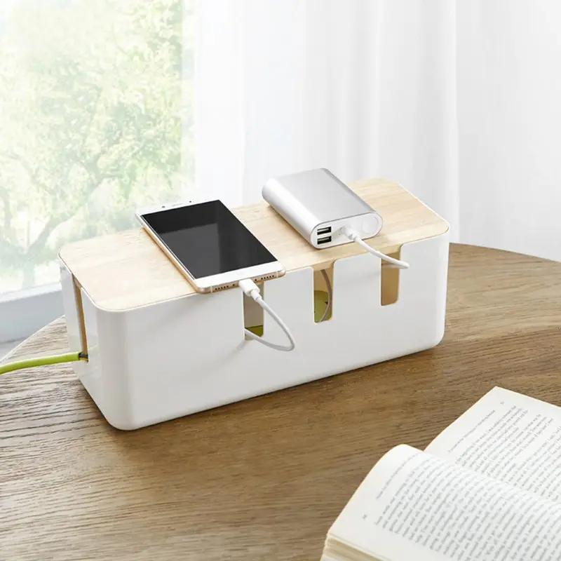 Wire Storage Box Plastic Multifunction Anti-Dust Fashion Household Supplies Case For Organizing Charger Socket Cables
Wire Storage Box Plastic Multifunction Anti-Dust Fashion Household Supplies Case For Organizing Charger Socket Cables