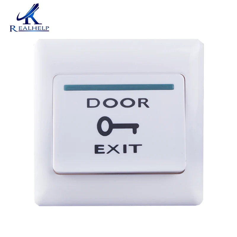 White Push Door Exit for Access Control System Release Button Security electric magnetic lock exit Button
White Push Door Exit for Access Control System Release Button Security electric magnetic lock exit Button