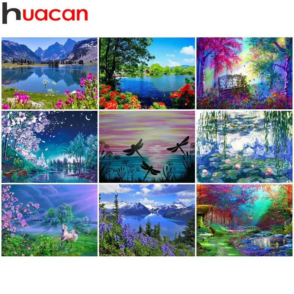 HUACAN 5D DIY Diamond Embroidery Landscape Beautiful View Diamond Painting Full Square Mosaic Nature Field Rhinestone Home Decor
HUACAN 5D DIY Diamond Embroidery Landscape Beautiful View Diamond Painting Full Square Mosaic Nature Field Rhinestone Home Decor