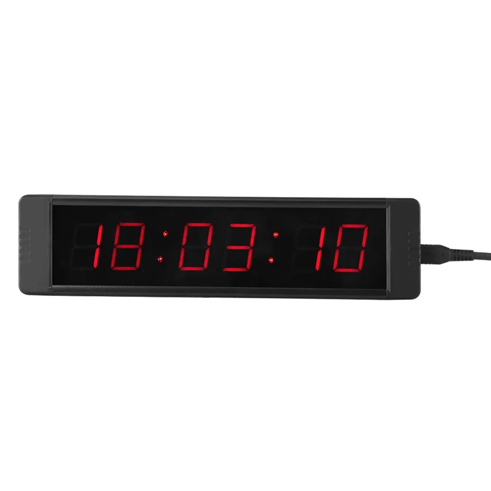 1Set Digital Timer Fitness Wall Clock LED Prescise Timer Stopwatch for Fitness Training Countdown Timer With Remote Control Hot
1Set Digital Timer Fitness Wall Clock LED Prescise Timer Stopwatch for Fitness Training Countdown Timer With Remote Control Hot