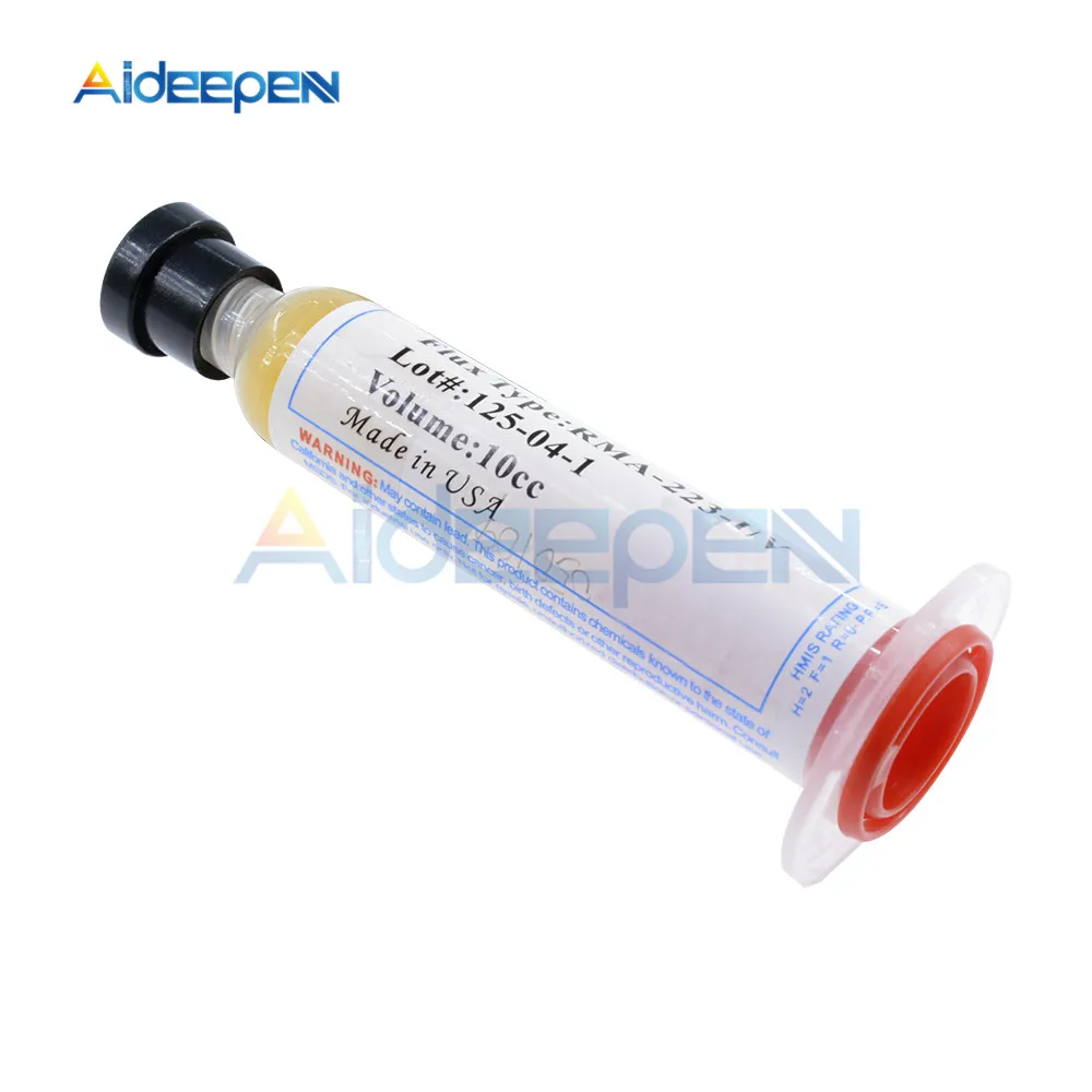 10pcs/Pack DIY Soldering Paste 10cc Flux Grease RMA223 RMA-223 for Chips Computer for BGA for PGA PCB Board
10pcs/Pack DIY Soldering Paste 10cc Flux Grease RMA223 RMA-223 for Chips Computer for BGA for PGA PCB Board