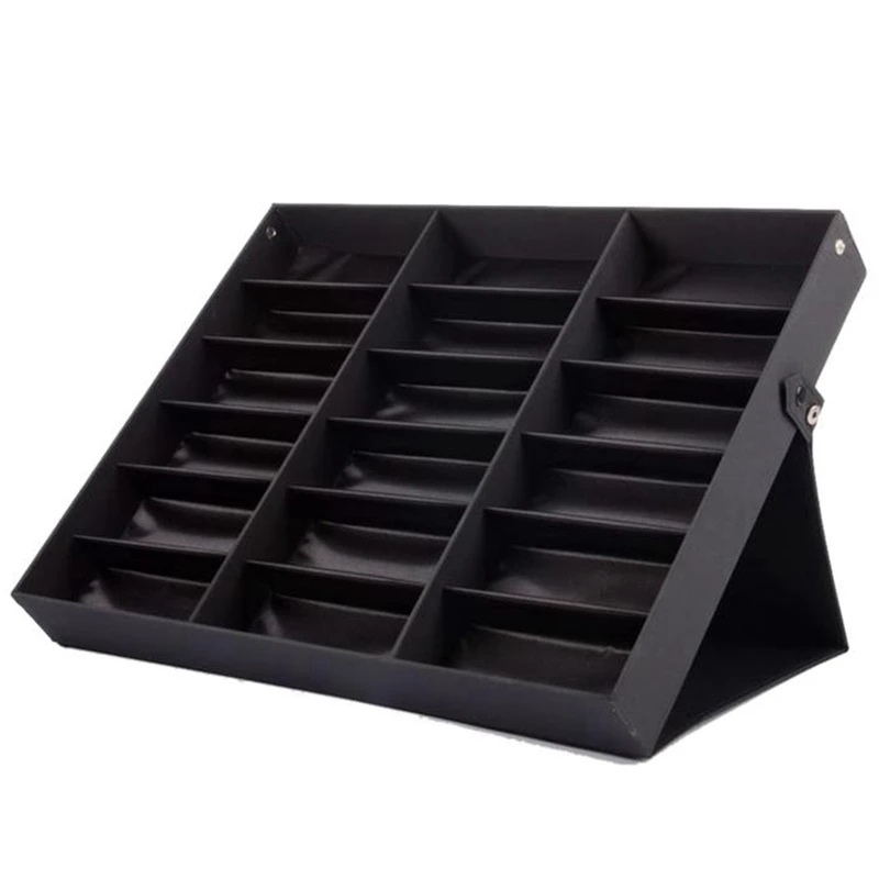18 Grid Sunglasses Storage Box Organizer Glasses Display Case Stand Holder Eyewear Eyeglasses Box Sunglasses Case
18 Grid Sunglasses Storage Box Organizer Glasses Display Case Stand Holder Eyewear Eyeglasses Box Sunglasses Case