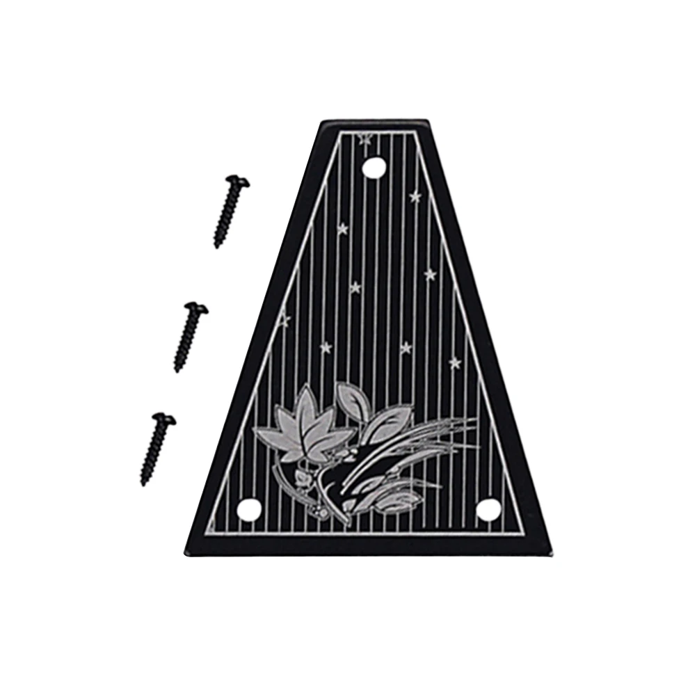 Black Flower Triangle Iron Core Covers Matting Surface S-01 Guitar Adjustment Lever Lids
Black Flower Triangle Iron Core Covers Matting Surface S-01 Guitar Adjustment Lever Lids