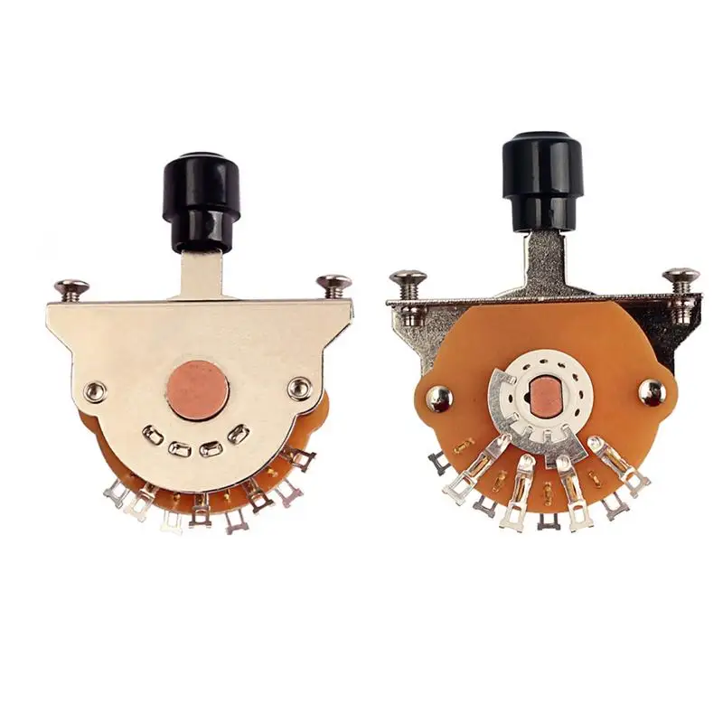 3-Way Pickup Selector Lever Switch with Screws and Knob Guitar Accessory for Electric Guitar
3-Way Pickup Selector Lever Switch with Screws and Knob Guitar Accessory for Electric Guitar