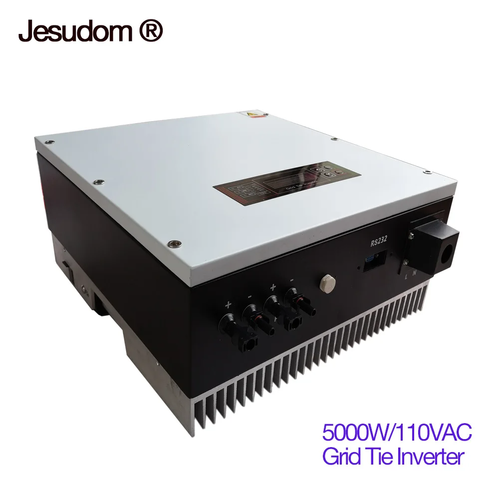 5000W/5KW Connected Grid Inverter with AC110V120V Output MPPT PV Grid Tie Inverter Pure sine Wave Inverter
5000W/5KW Connected Grid Inverter with AC110V120V Output MPPT PV Grid Tie Inverter Pure sine Wave Inverter