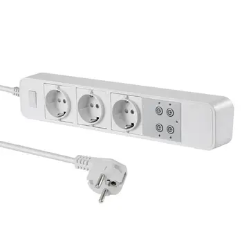 WiFi Smart Power Strip Socket Voice Control Timer Switch Power Strip Outlet EU Plug for Alexa Google Home Mobile App Control
WiFi Smart Power Strip Socket Voice Control Timer Switch Power Strip Outlet EU Plug for Alexa Google Home Mobile App Control