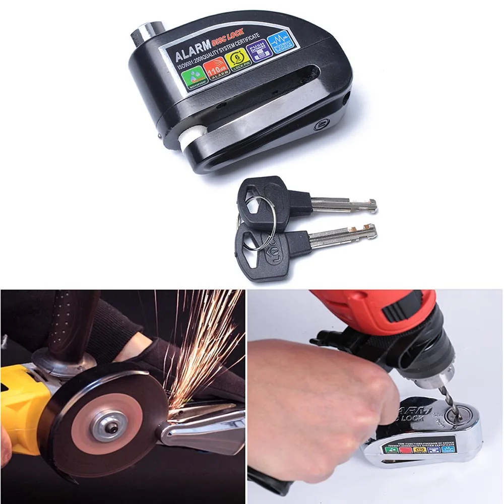 1 Pc Motorcycle Scooter Anti-Theft Disc Brake Lock Security Alarm Padlock With 2 Keys Motorbike Theft Protection Disk Lock Tool
1 Pc Motorcycle Scooter Anti-Theft Disc Brake Lock Security Alarm Padlock With 2 Keys Motorbike Theft Protection Disk Lock Tool
