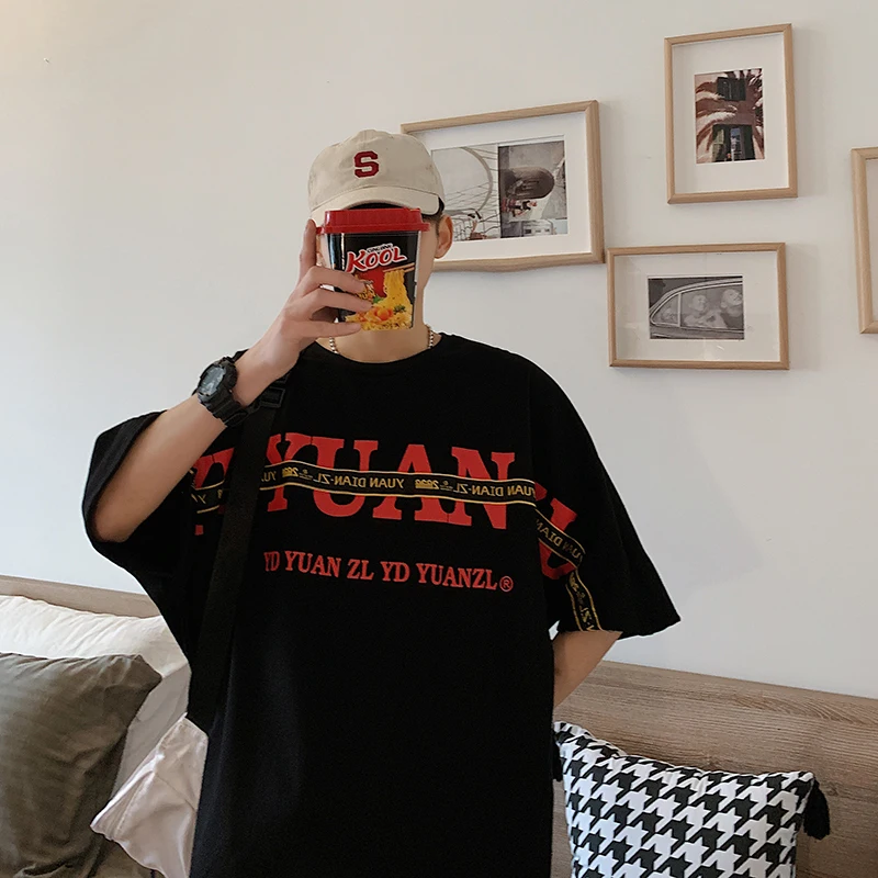 2019 New Korean Version Of The Tide Male Harajuku Quality Street Men Loose Cotton Letters Super Fire Casual T-shirt
2019 New Korean Version Of The Tide Male Harajuku Quality Street Men Loose Cotton Letters Super Fire Casual T-shirt