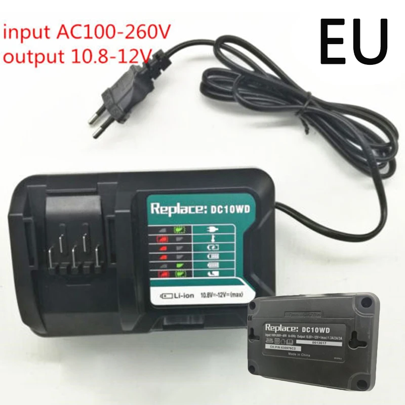 High quality Lithium Battery Charger for Makita 10.8V 12V DC10WD DC10SB DC10WC BL1015 BL1016 Battery Charger
High quality Lithium Battery Charger for Makita 10.8V 12V DC10WD DC10SB DC10WC BL1015 BL1016 Battery Charger