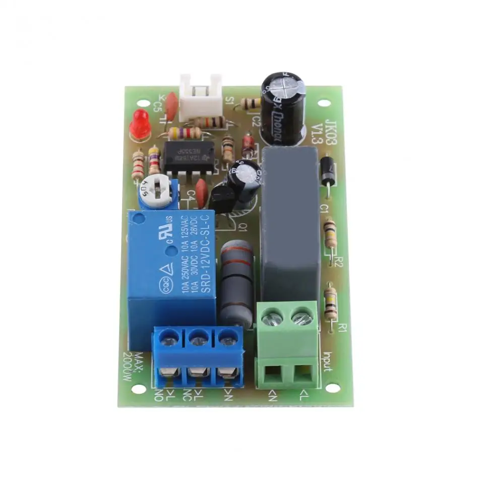 High Quality AC220V Relay Module Switch Trigger Time Delay Circuit Timer Cycle Adjustable Timer Delay Switch Module
High Quality AC220V Relay Module Switch Trigger Time Delay Circuit Timer Cycle Adjustable Timer Delay Switch Module
