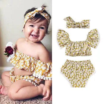 Newborn Baby Infant Toddler Girls Summer Outfits Clothes Flower Tops+Tassel Shorts Sets 3Pcs Set
Newborn Baby Infant Toddler Girls Summer Outfits Clothes Flower Tops+Tassel Shorts Sets 3Pcs Set